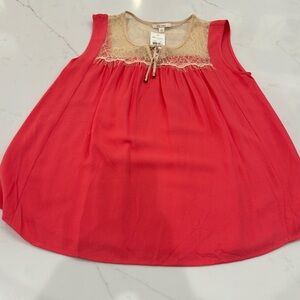 Ella Moss tank top in coral